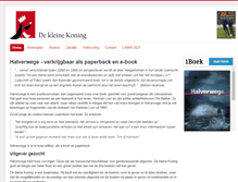 Tablet Screenshot of dekleinekoning.nl